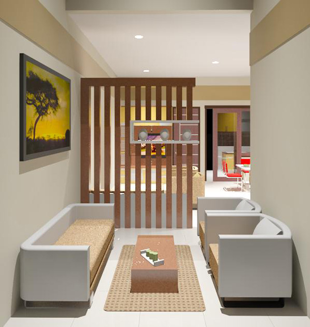 Desain Interior Ruang Tamu Pada Rumah Minimalis Tipe 36