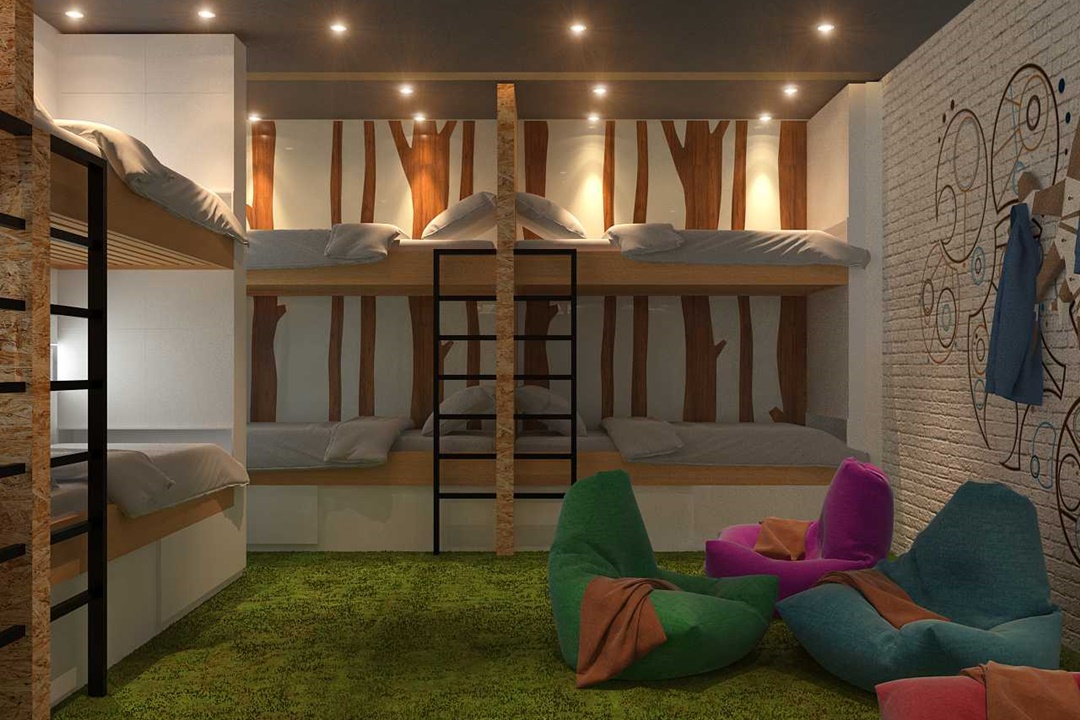 Deretan Inspirasi Desain Kamar Tidur Dengan Bunk Bed