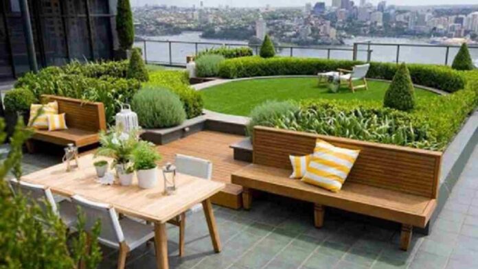 Desain Rooftop Garden Minimalis untuk Ngumpul Seru di Atap Rumah